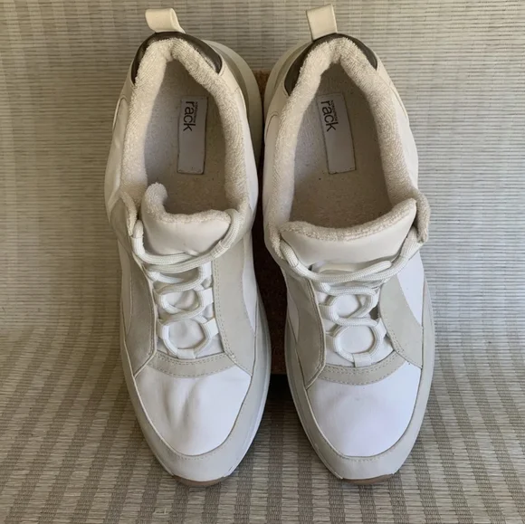 Nordstrom Women's White and Cream Sneakers - Picture 5 of 8